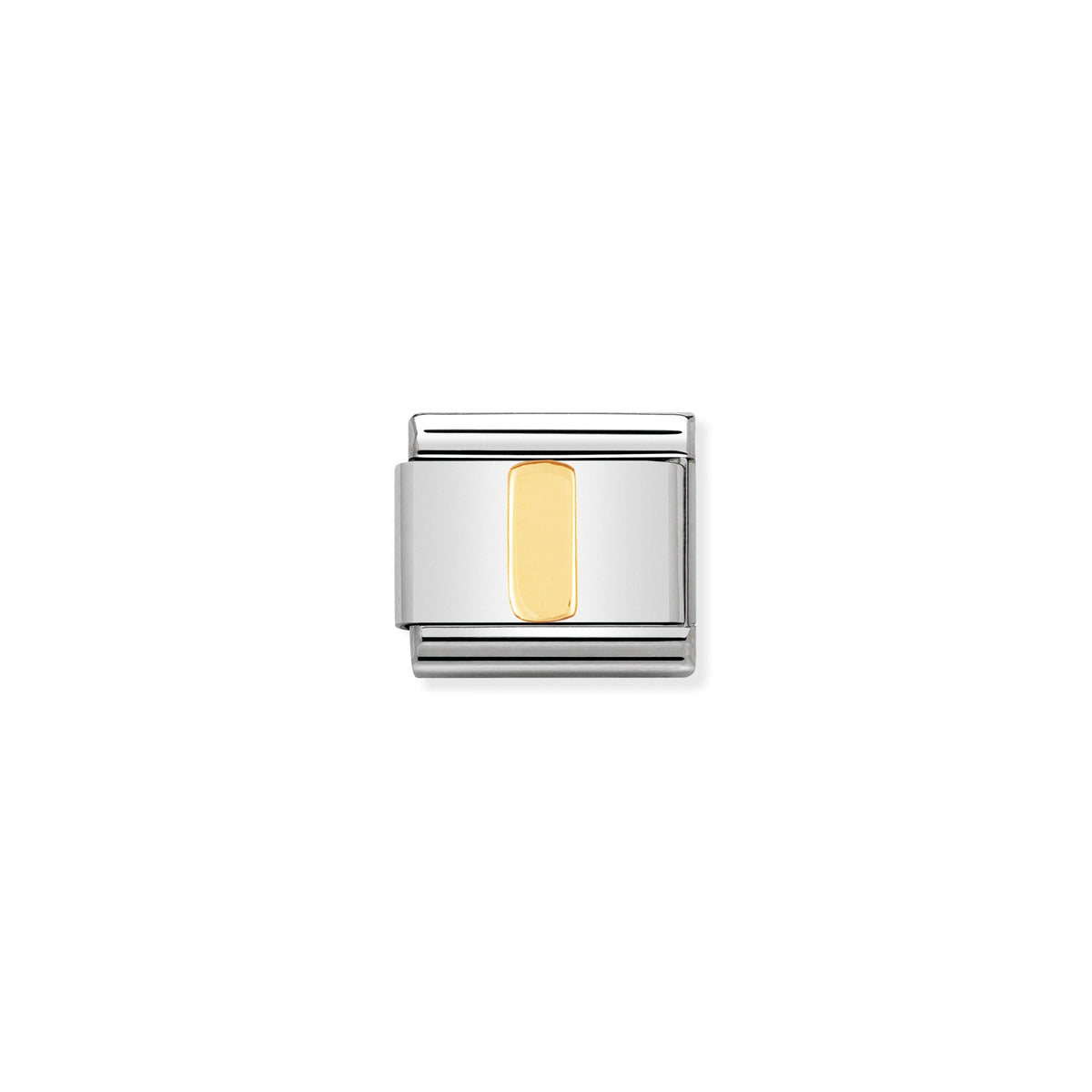 NOMINATION Composable Classic Link 030101/09 Letter I in 18ct Gold