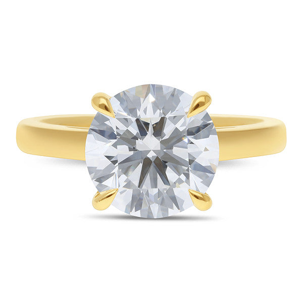4ct Round Brilliant Cut Laboratory Grown Diamond Engagement Ring