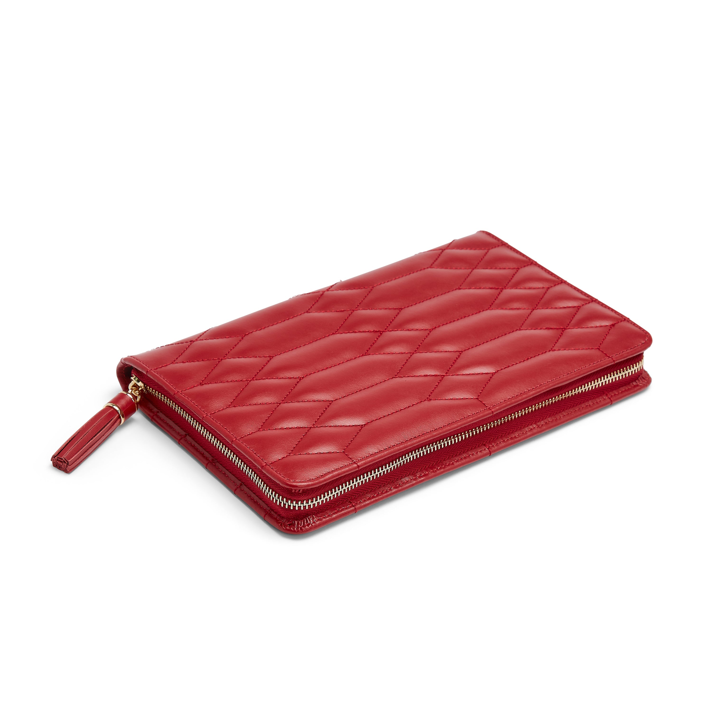 Wolf Caroline Large Jewellery Portfolio Red
