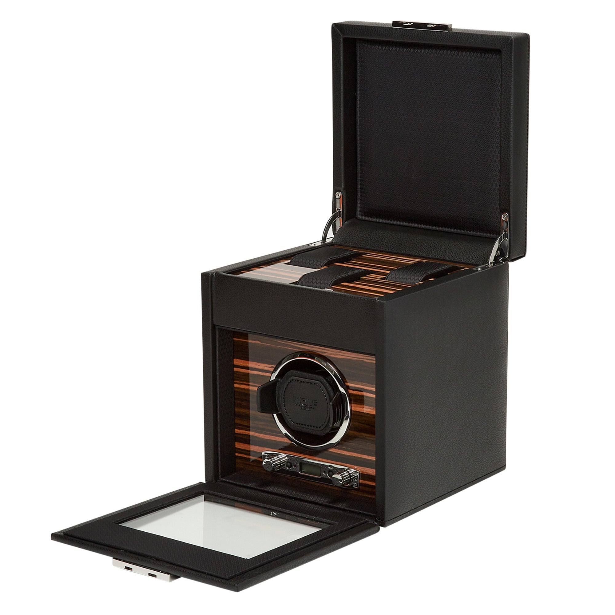Wolf Roadster Single Winder with Storage Black