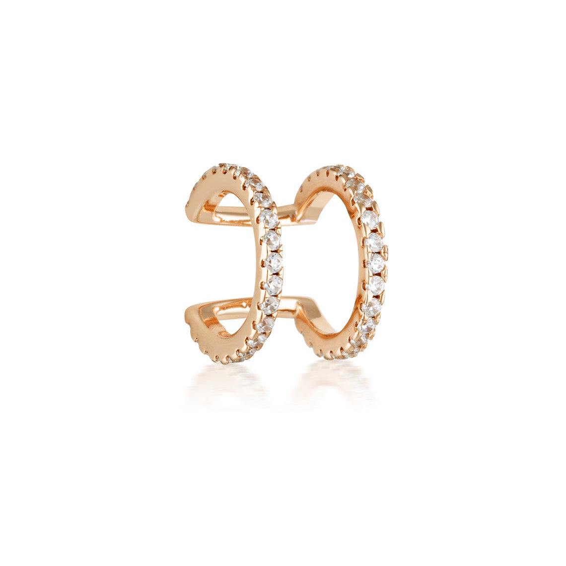 Signature Double Ear Cuff Rose Gold