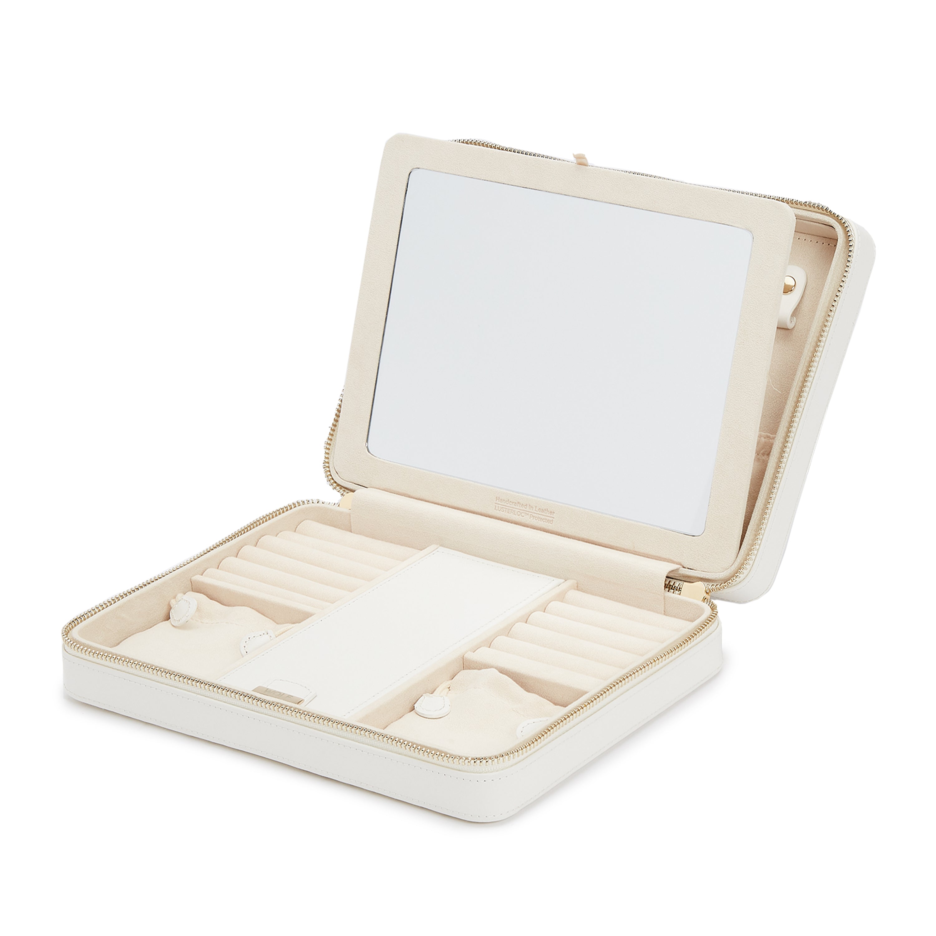 Wolf Maria Large Zip Case White