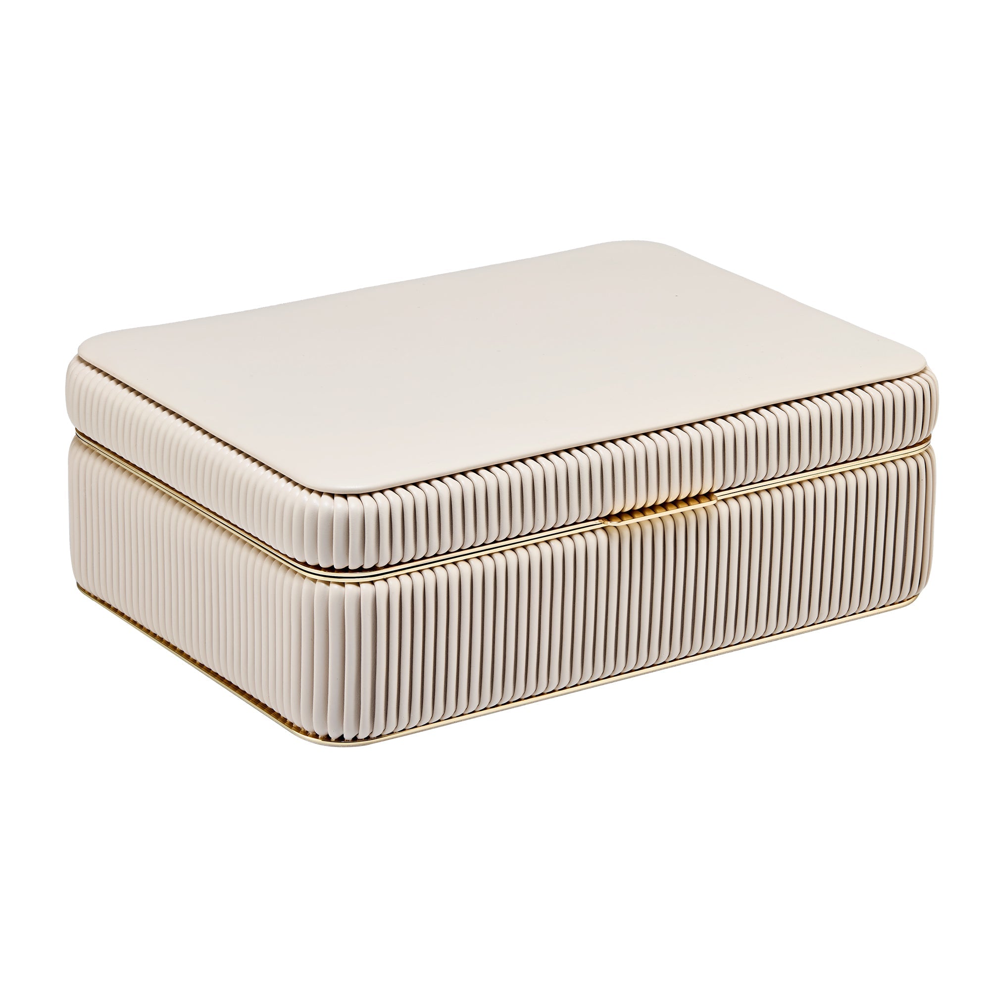 Wolf Bella Medium Jewellery Box Bone
