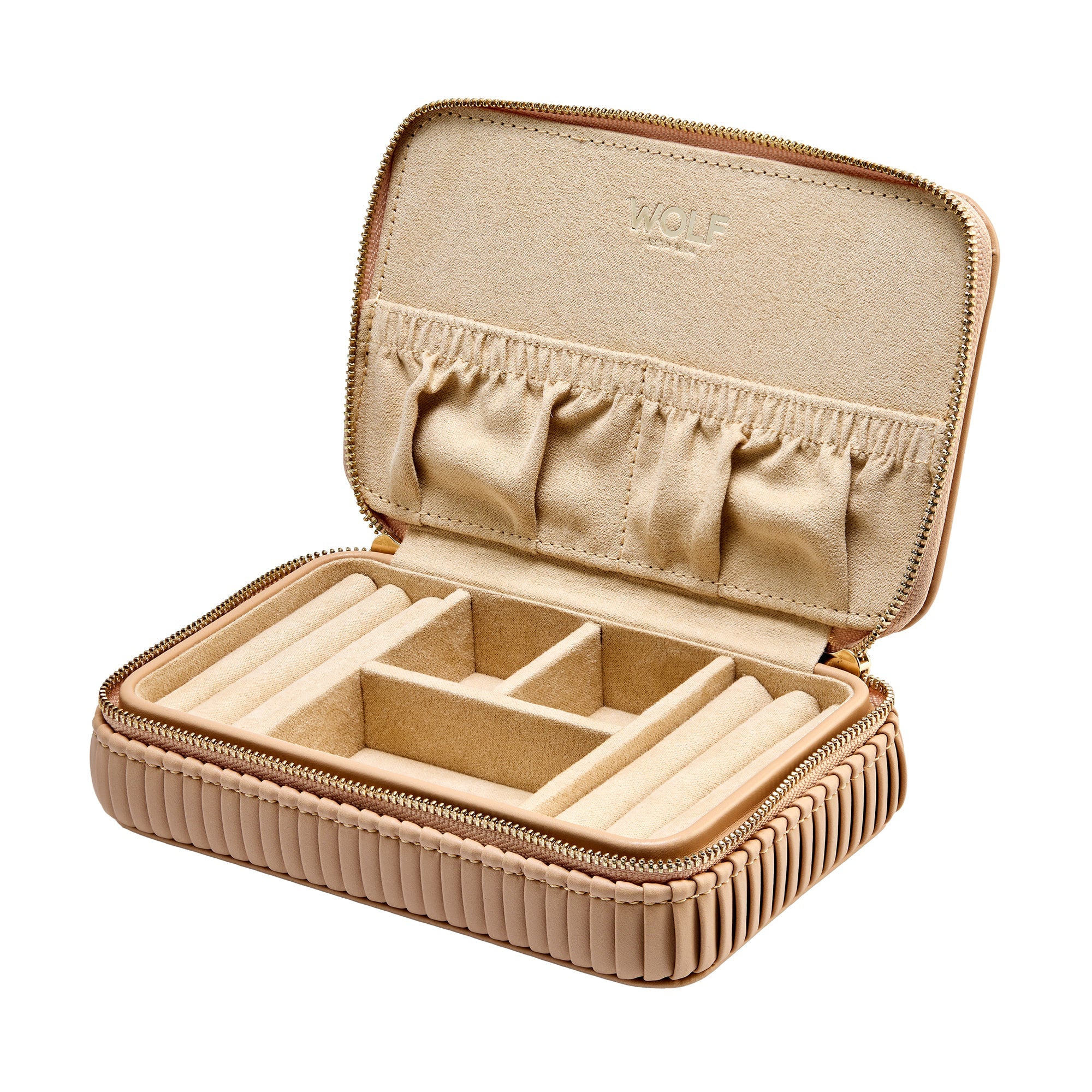 Wolf Bella Travel Zip Case Mocha