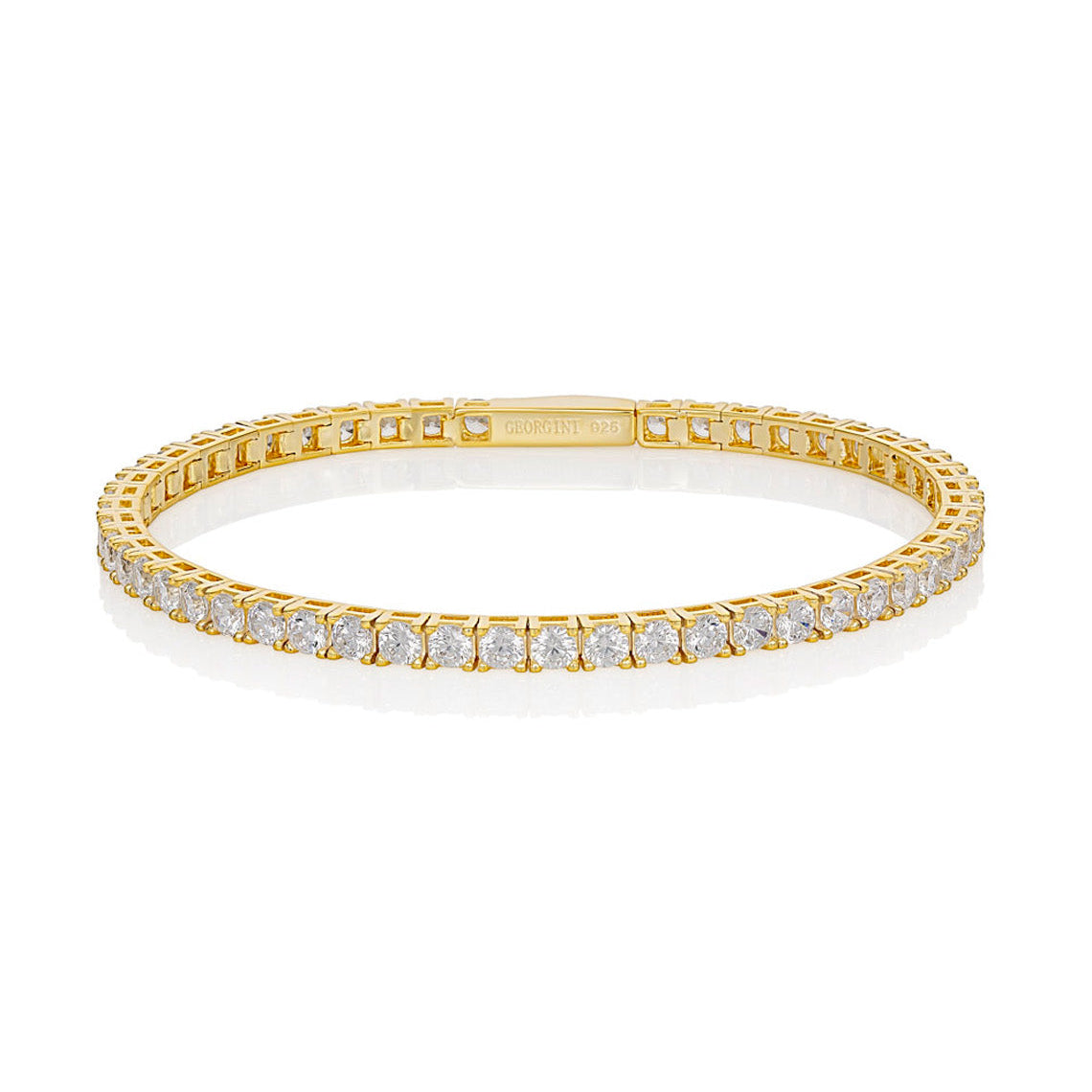 Selena 3mm Tennis Bracelet 18cm Gold