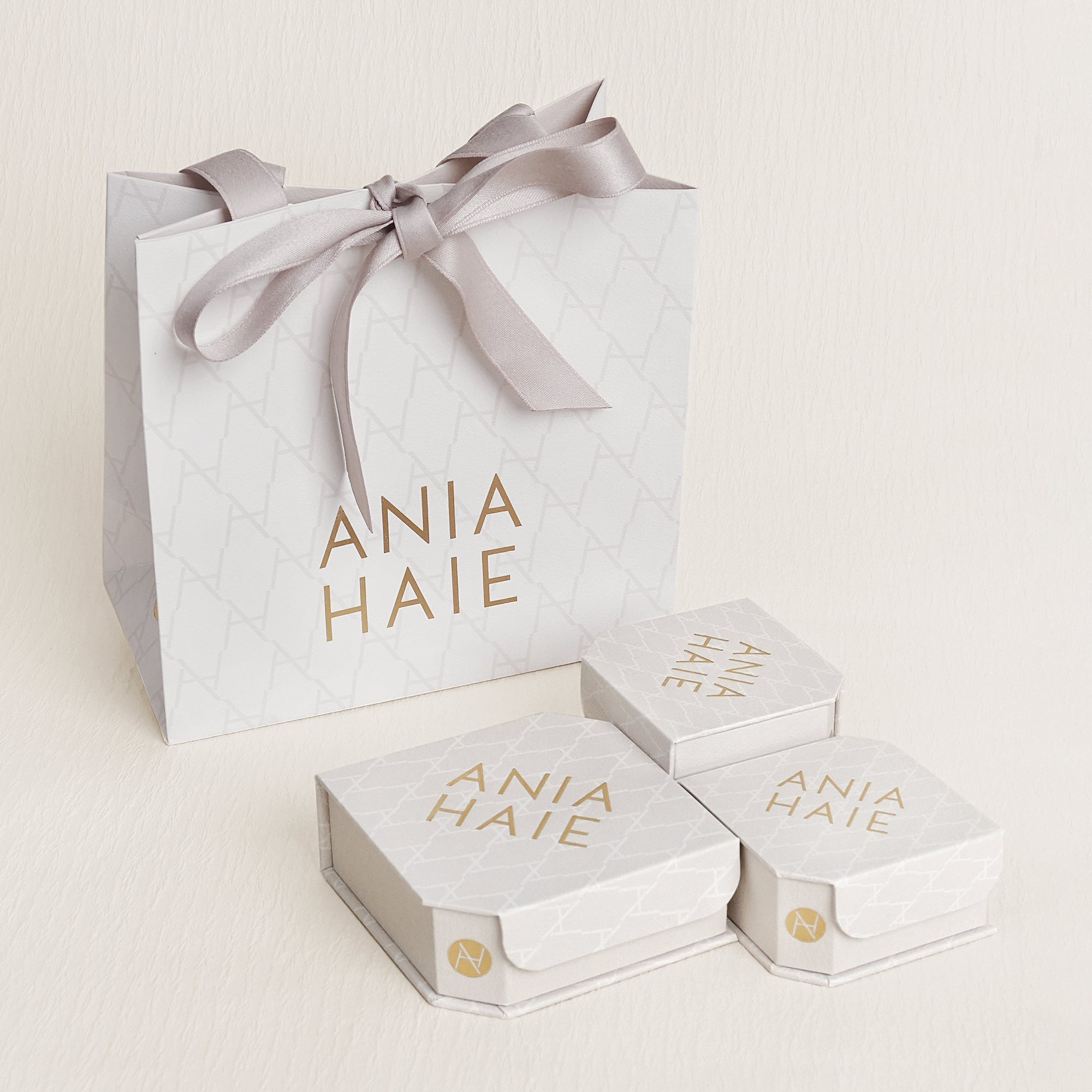 Ania Haie Silver Pyramid Dangle Threaded Stud Earrings