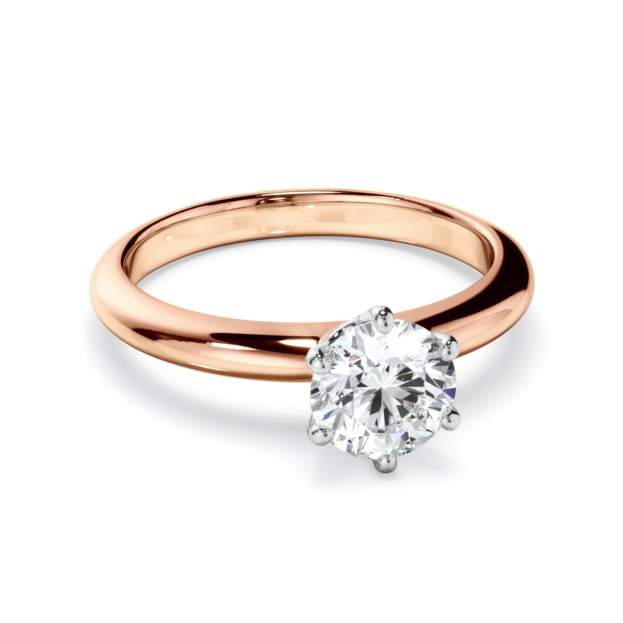 1ct Round Brilliant Cut Laboratory-Grown Diamond Engagement Ring