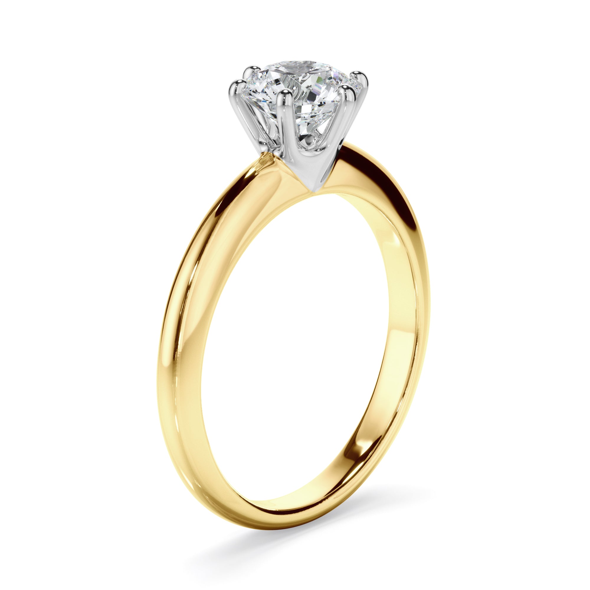 1ct Round Brilliant Cut Laboratory-Grown Diamond Engagement Ring