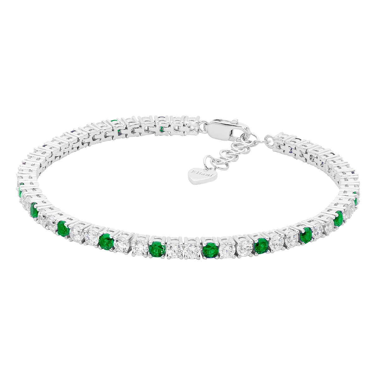 Sterling Silver Cubic Zirconia Tennis Bracelet