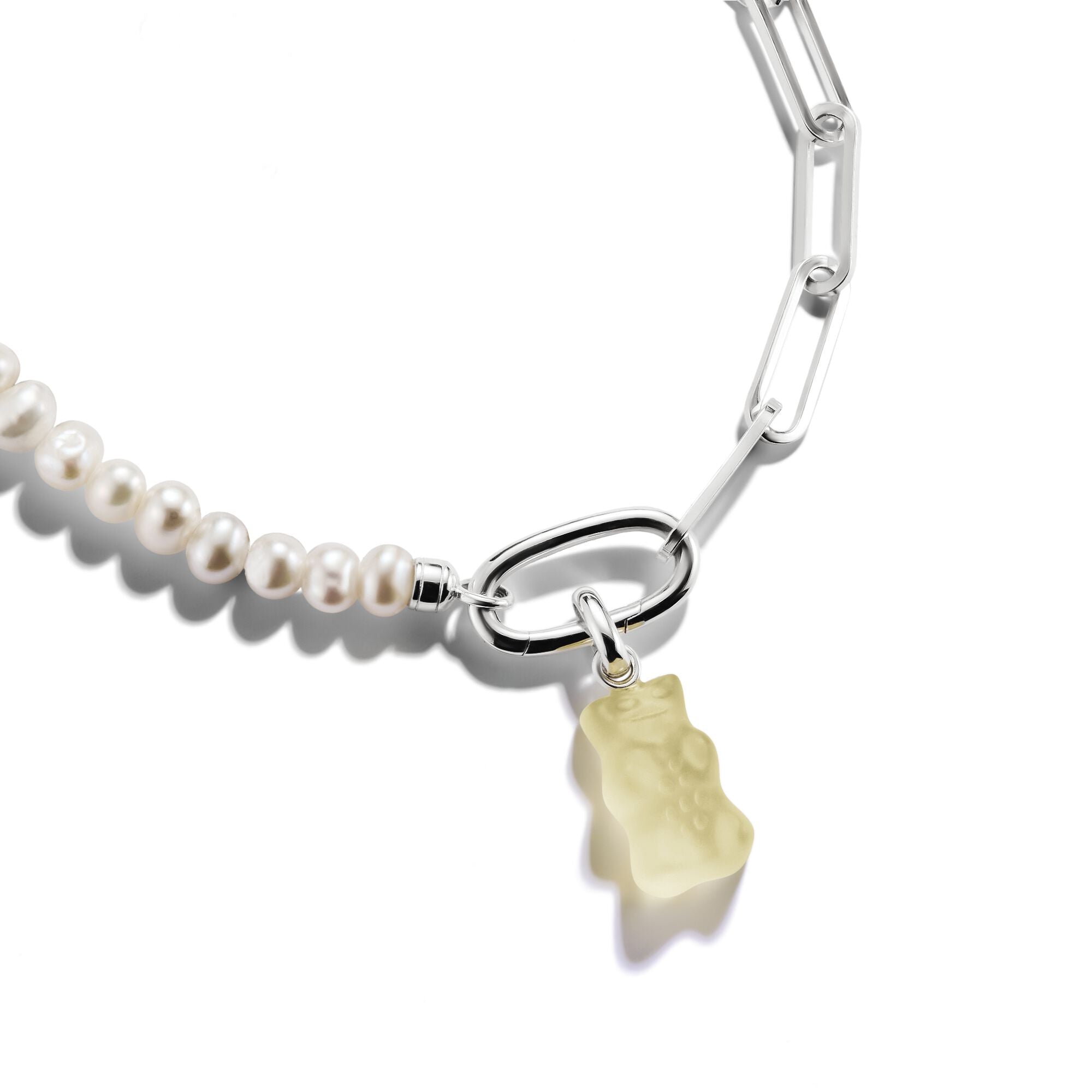 THOMAS SABO Connect Charm Goldbear in white