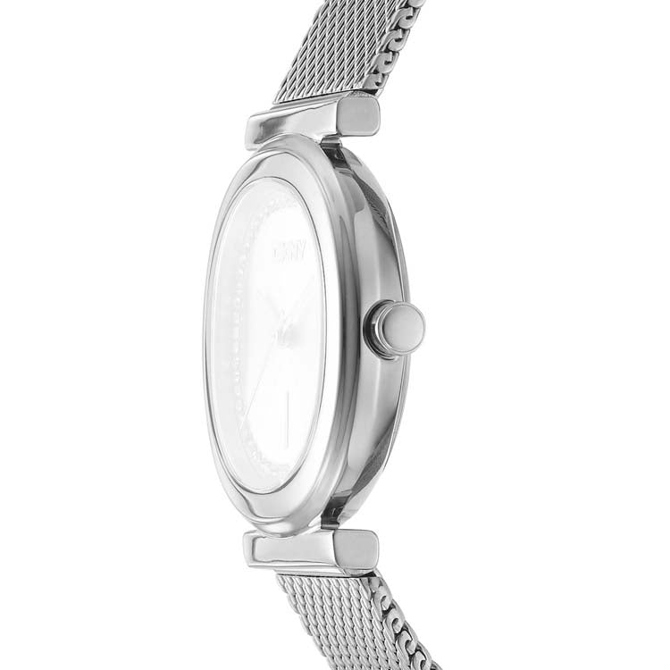 DKNY Evening Silver Stainless Steel 30mm Watch
