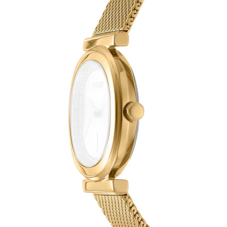 DKNY Evening Gold Stainless Steel 30mm Watch