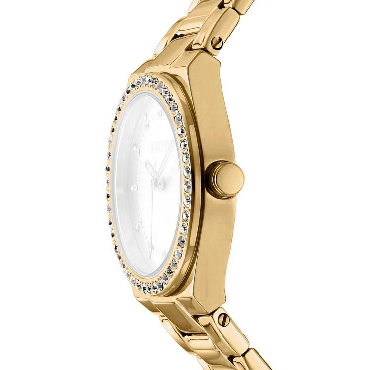 DKNY Evening Gold Stainless Steel 30mm Watch