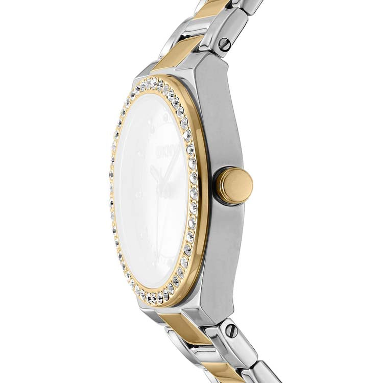 DKNY Evening Two-Tone Stainless Steel 30mm Watch