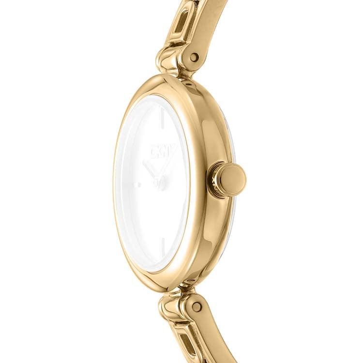 DKNY Logo Gold Stainless Steel 26mm Watch