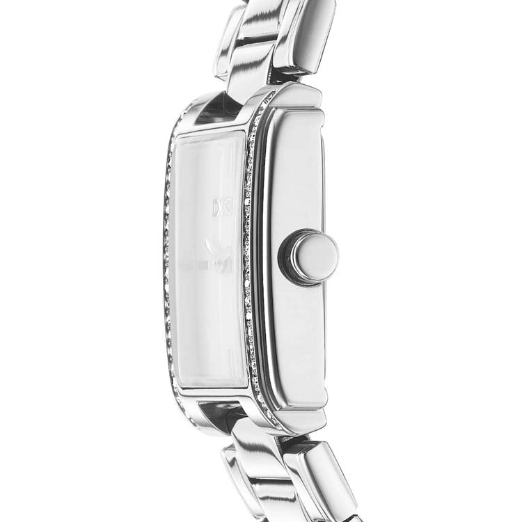 DKNY Evening Silver Stainless Steel 23x30mm Watch
