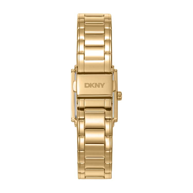 DKNY Evening Gold Stainless Steel 23x30mm Watch