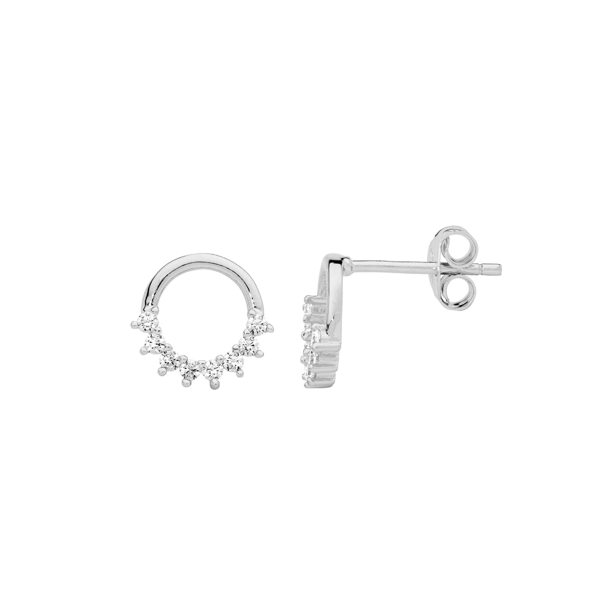 Sterling Silver Cubic Zirconia Earrings