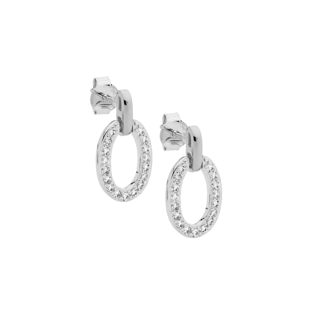Sterling Silver Cubic Zirconia Earrings