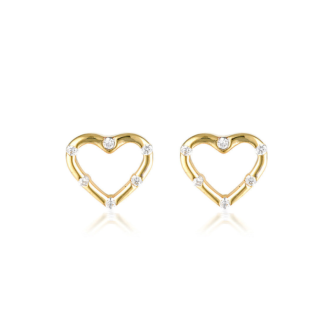 Summer Sorbet Candy Cupid Earrings Gold