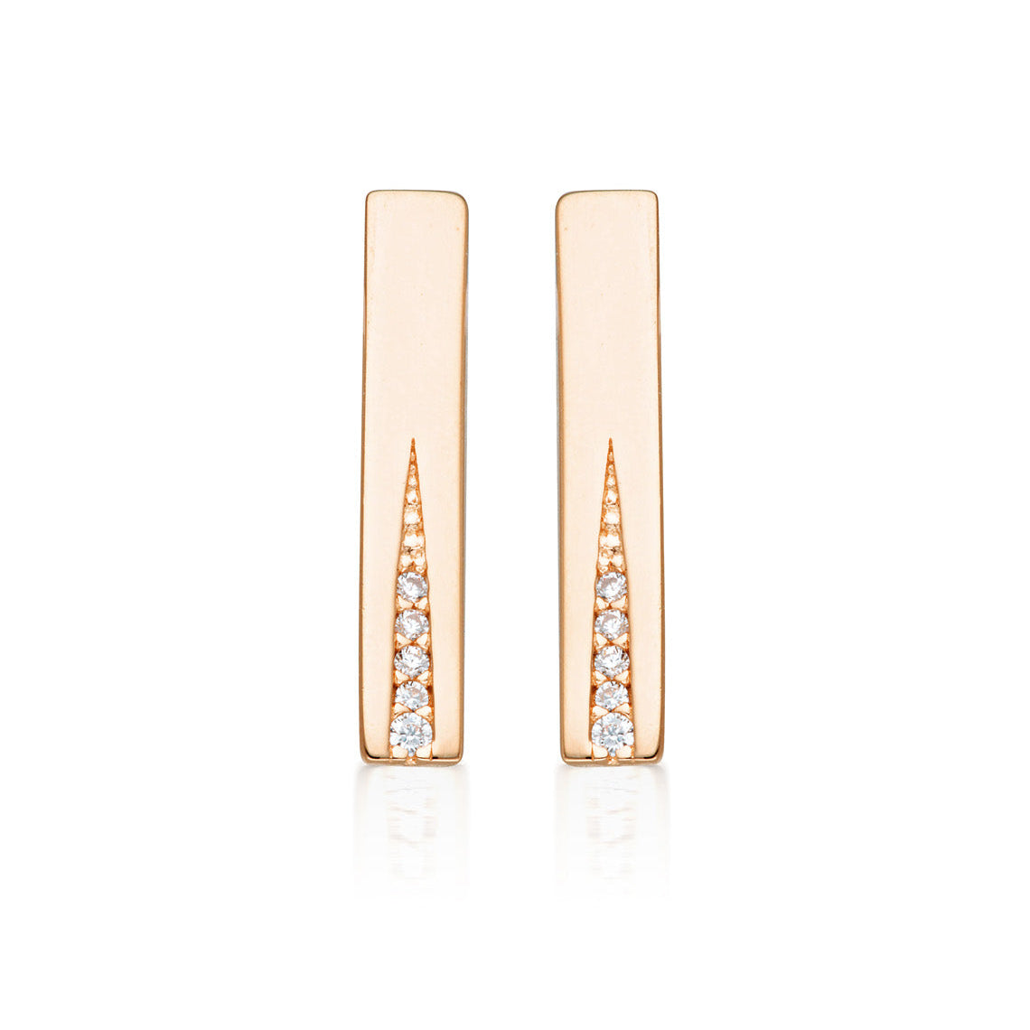 Georgini The Layered Edit Gilded Earrings Rose Gold