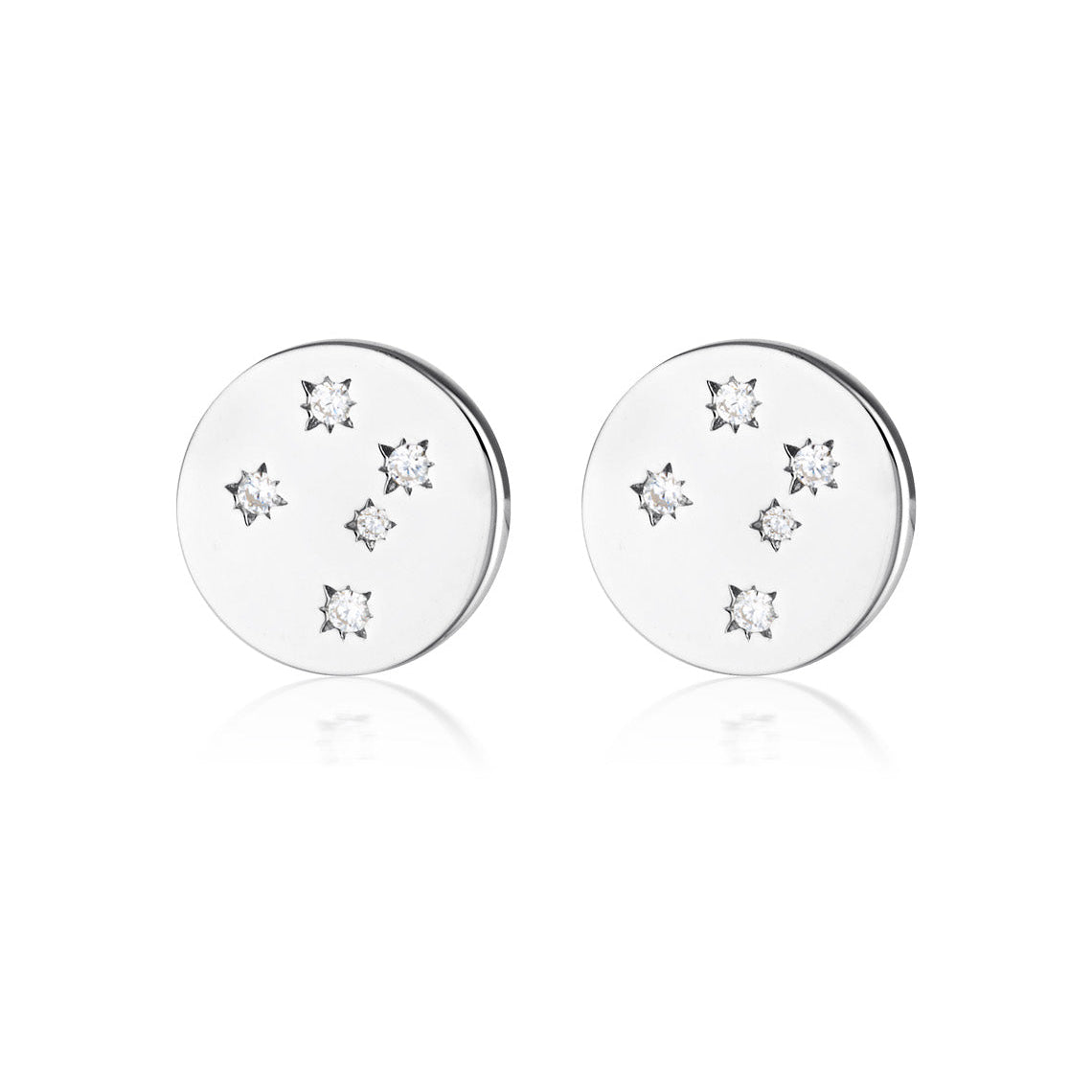 Southern Cross Earrings Silver