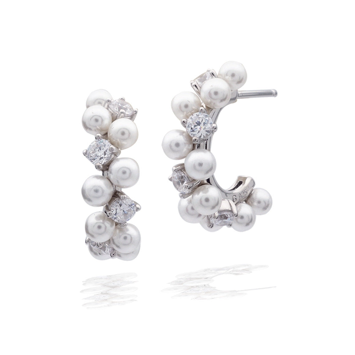 Red Carpet Tony Earrings Silver
