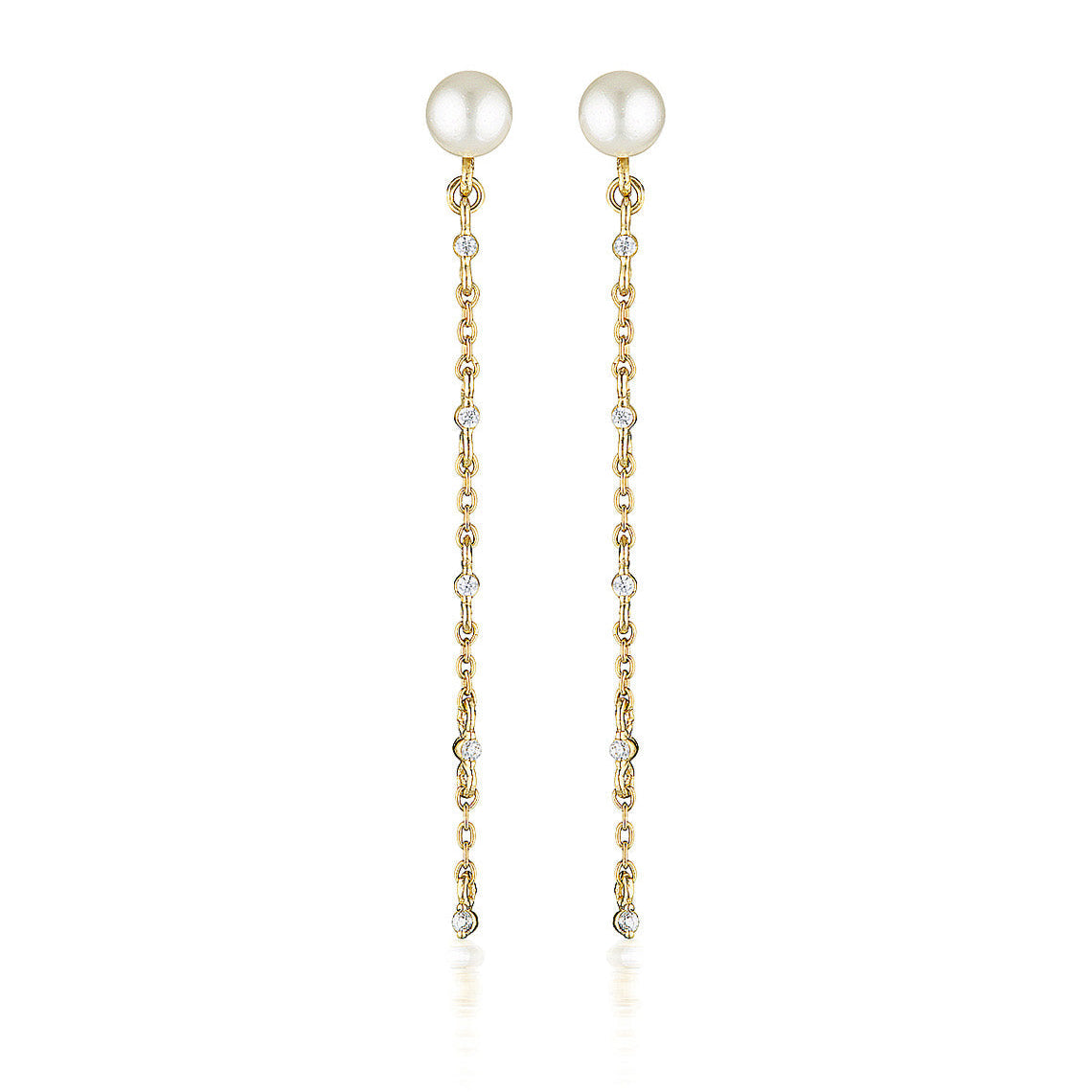 Red Carpet Globe Earrings Gold