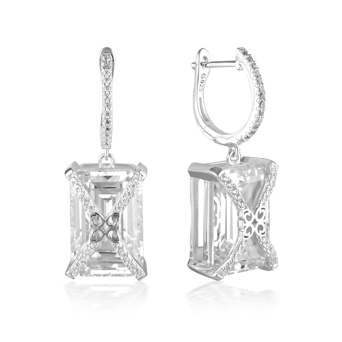 Signature Regalia Earrings Silver