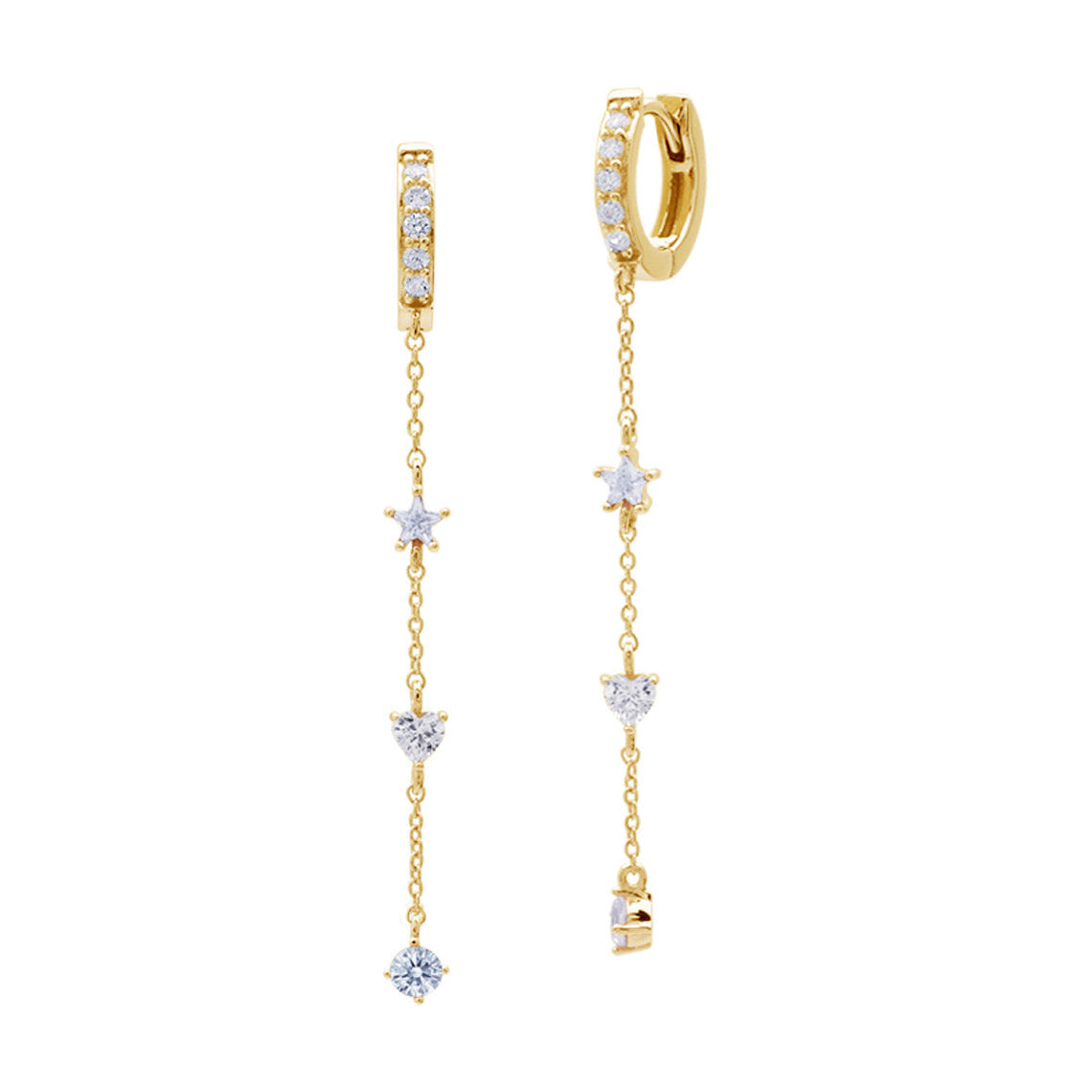 A Christmas Journey Clara Earrings Gold
