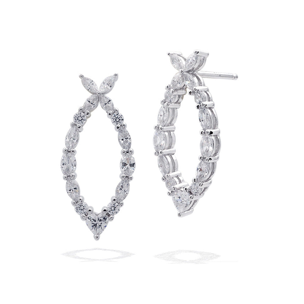 A Christmas Journey Yule Earrings Silver