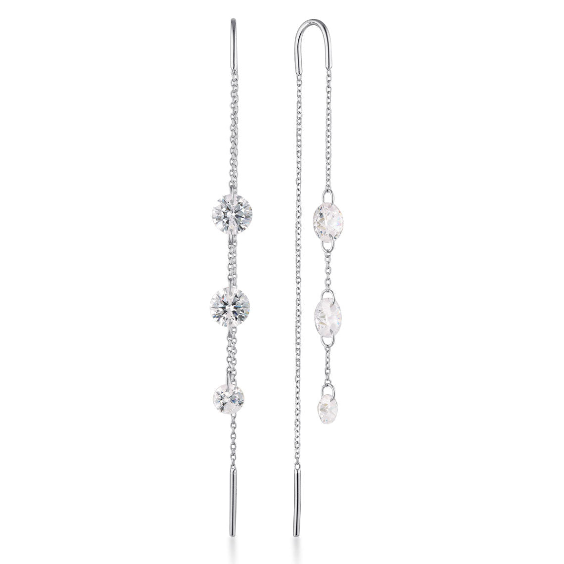 Georgini Mirage Ethereal Threader Earring Silver