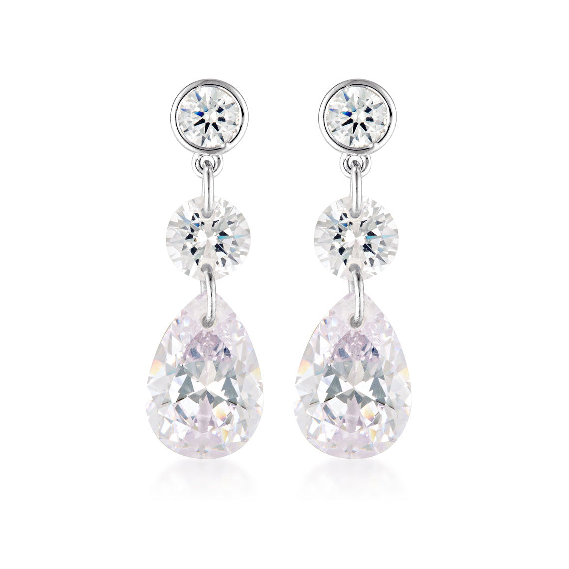 Georgini Mirage Augusta Earrings Silver