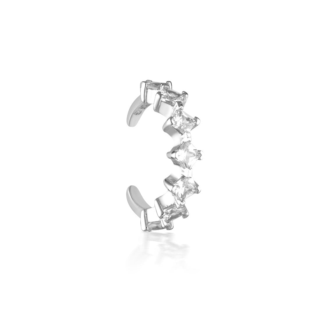 Signature Bling Ear Cuff Silver