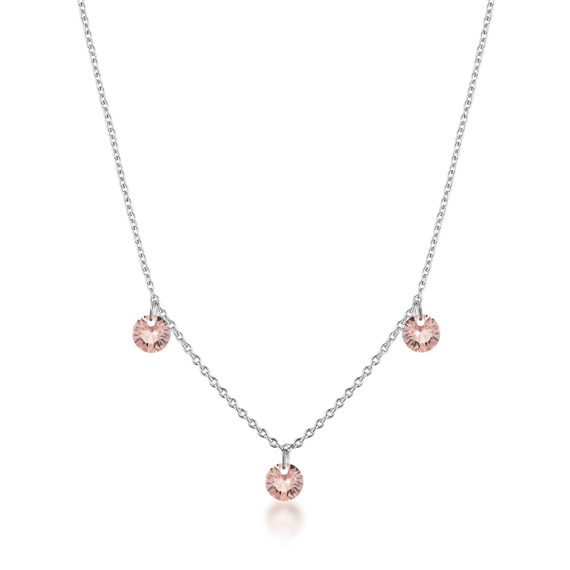 Georgini Mirage Ethereal Morganite Silver