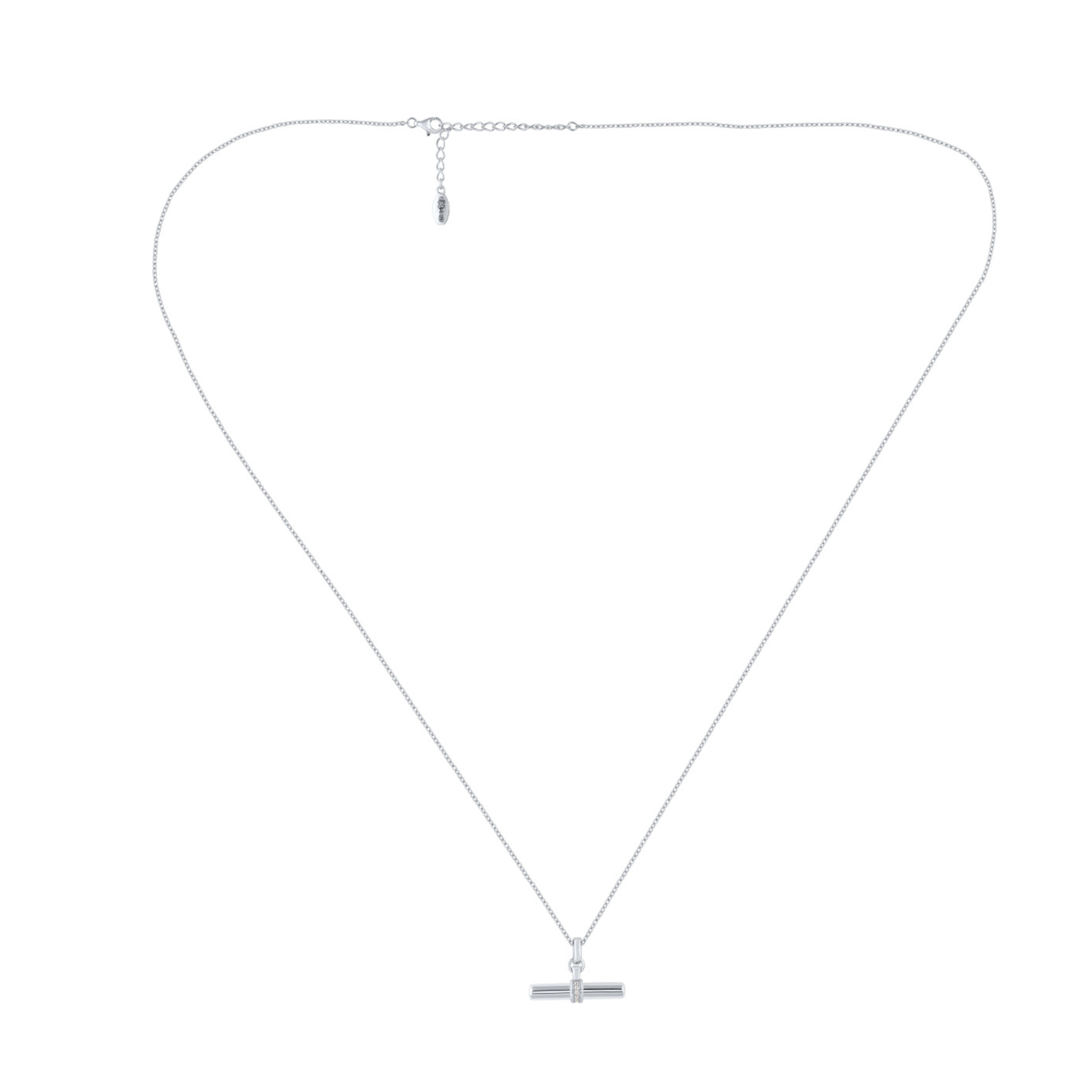 Georgini Alchemy Andy Fob Pendant Silver