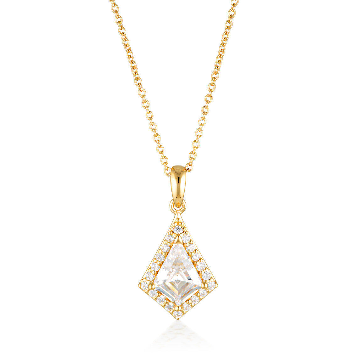 Rock Star Shield Gold Pendant
