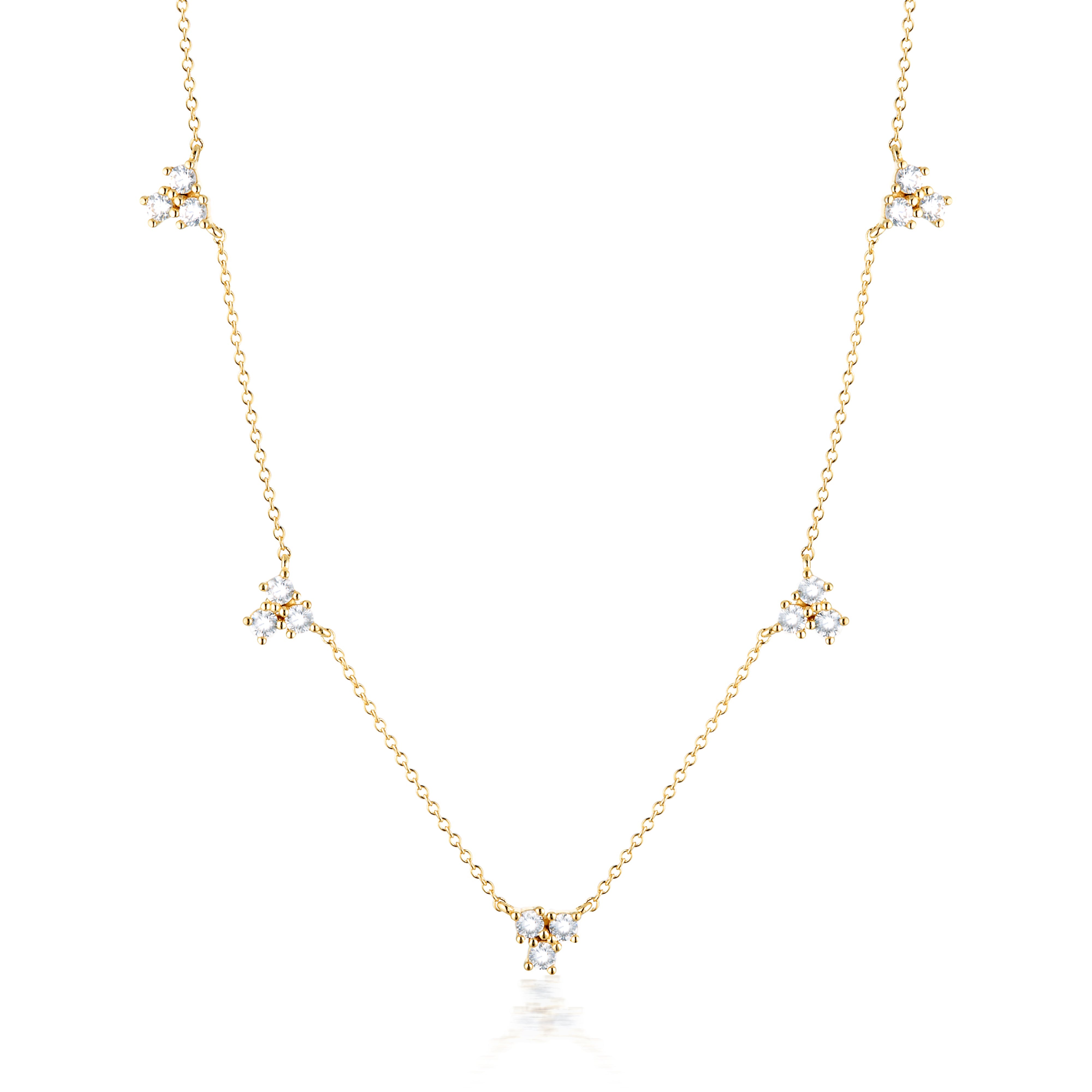 Georgini The Layered Edit Trois Necklace Gold