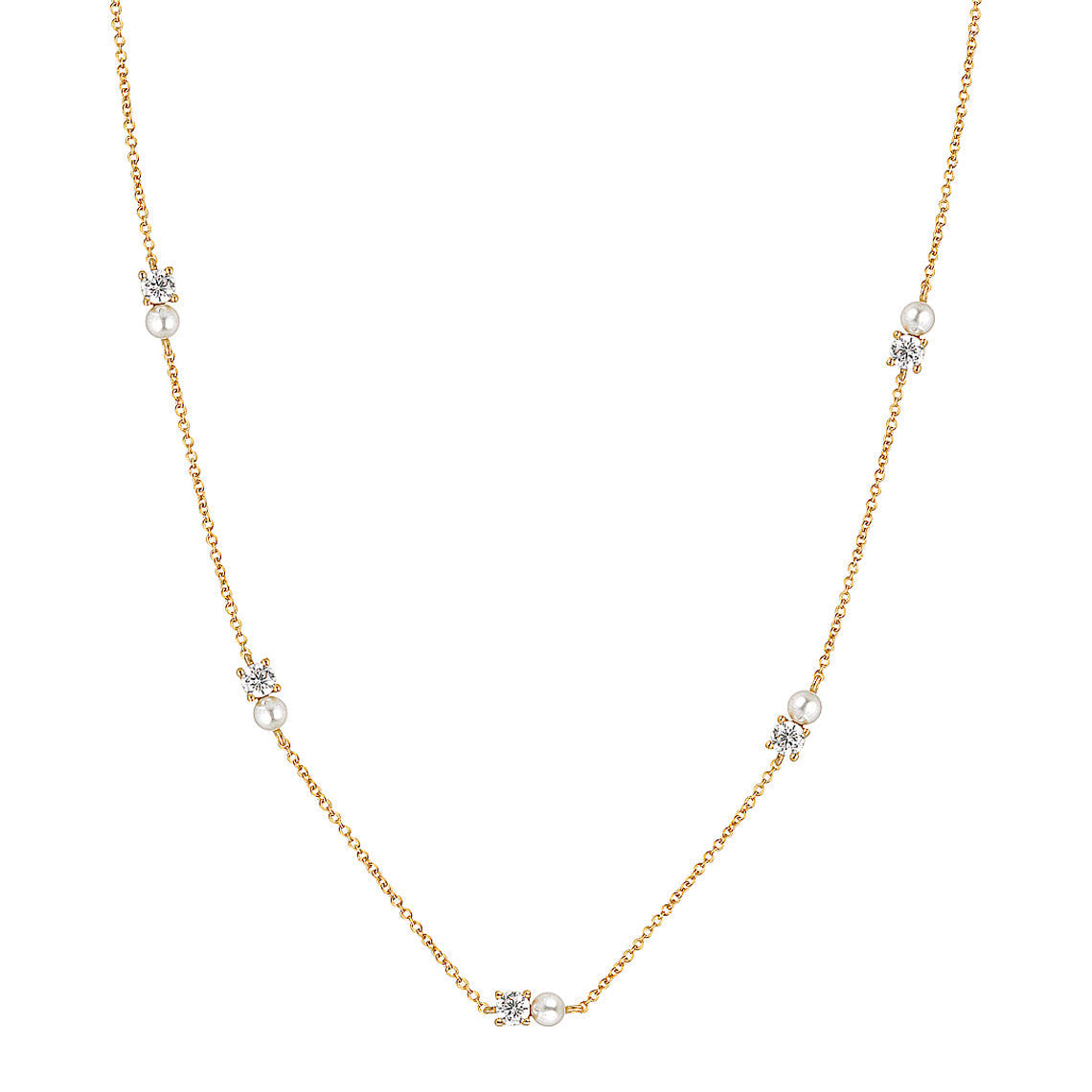 Noel Nights Snow Drop Necklace Gold