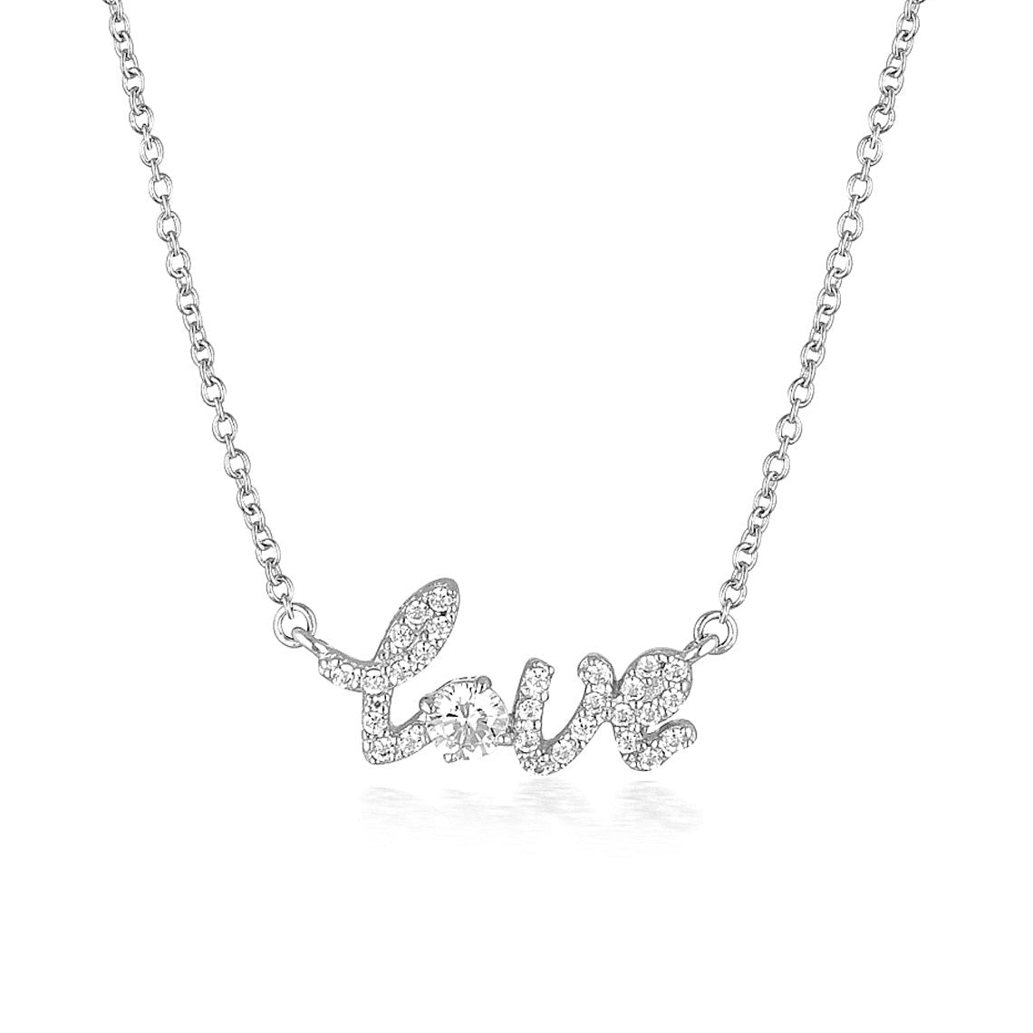 Noel Nights Love Pendant Silver
