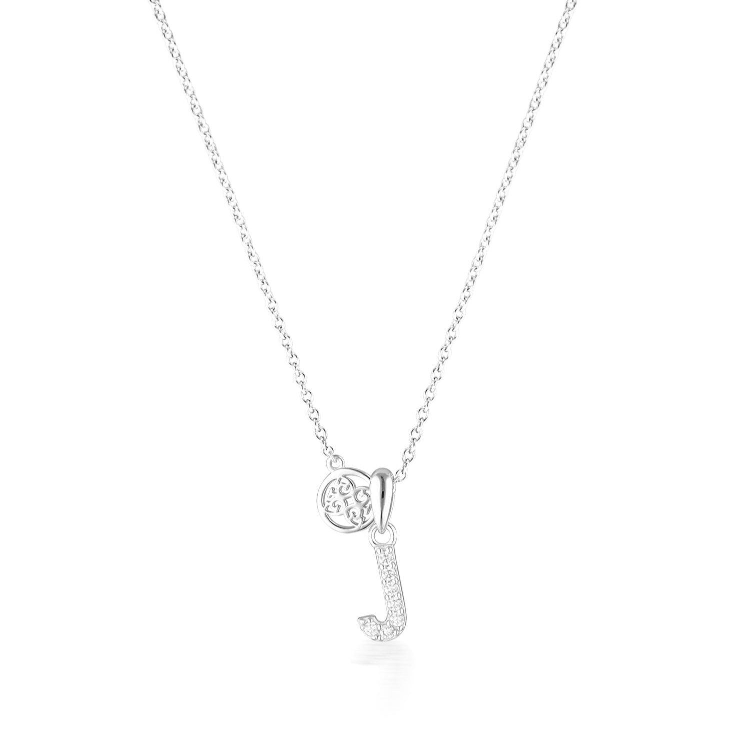 Georgini Luxury Letters J Initial Pendant Silver