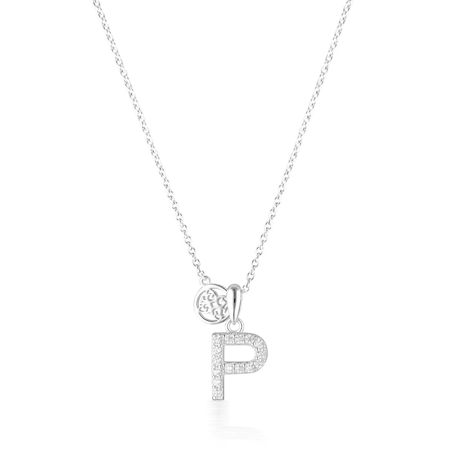 Georgini Luxury Letters P Initial Pendant Silver