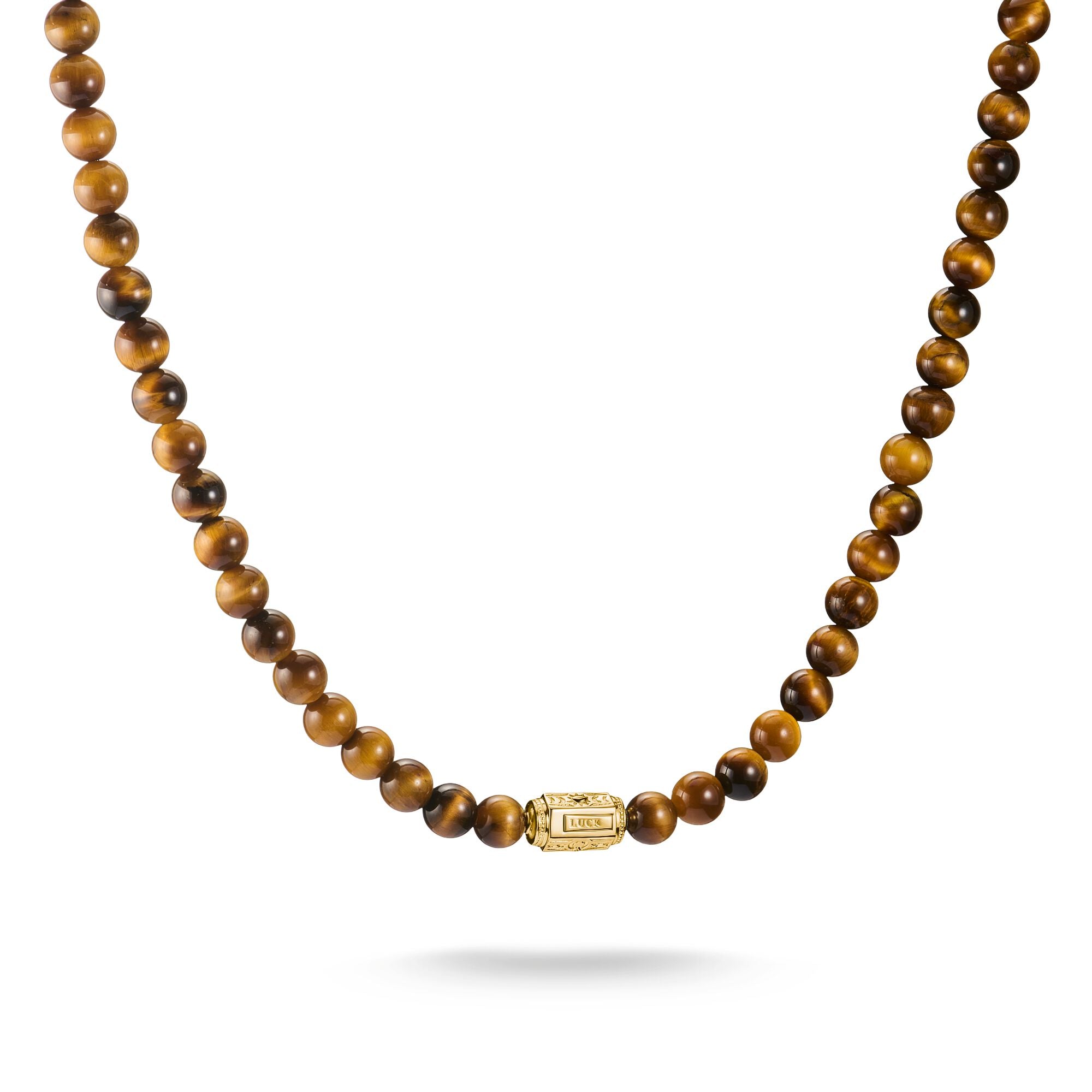 THOMAS SABO Necklace with Tiger's Eye Beads