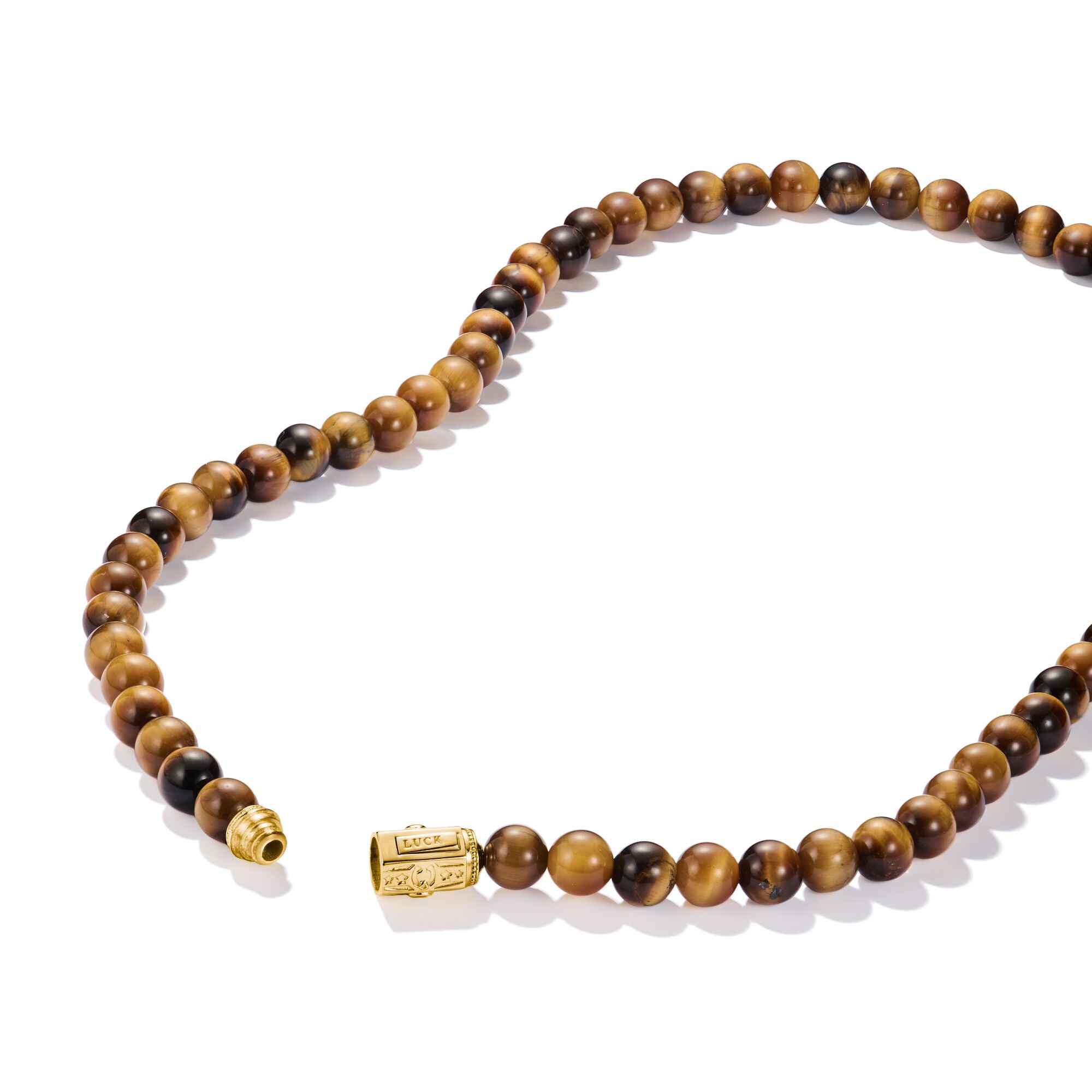THOMAS SABO Necklace with Tiger's Eye Beads