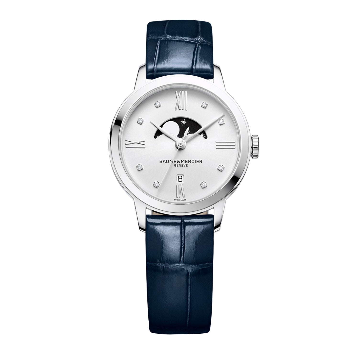 Baume & Mercier Classima Quartz, Moon Phase, Diamond Set Women's Watch 31mm