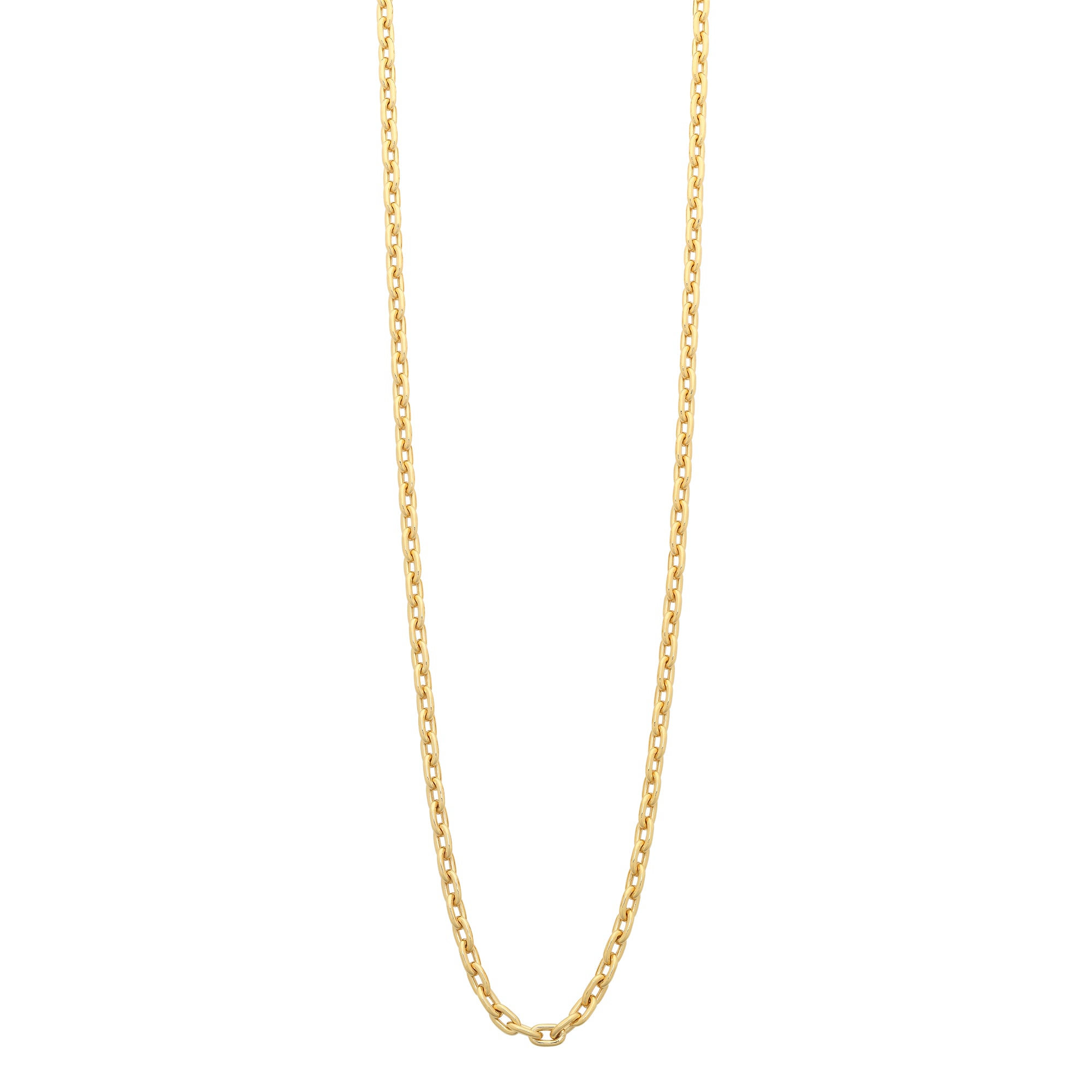 9ct Gold Silver Filled 50cm Chain