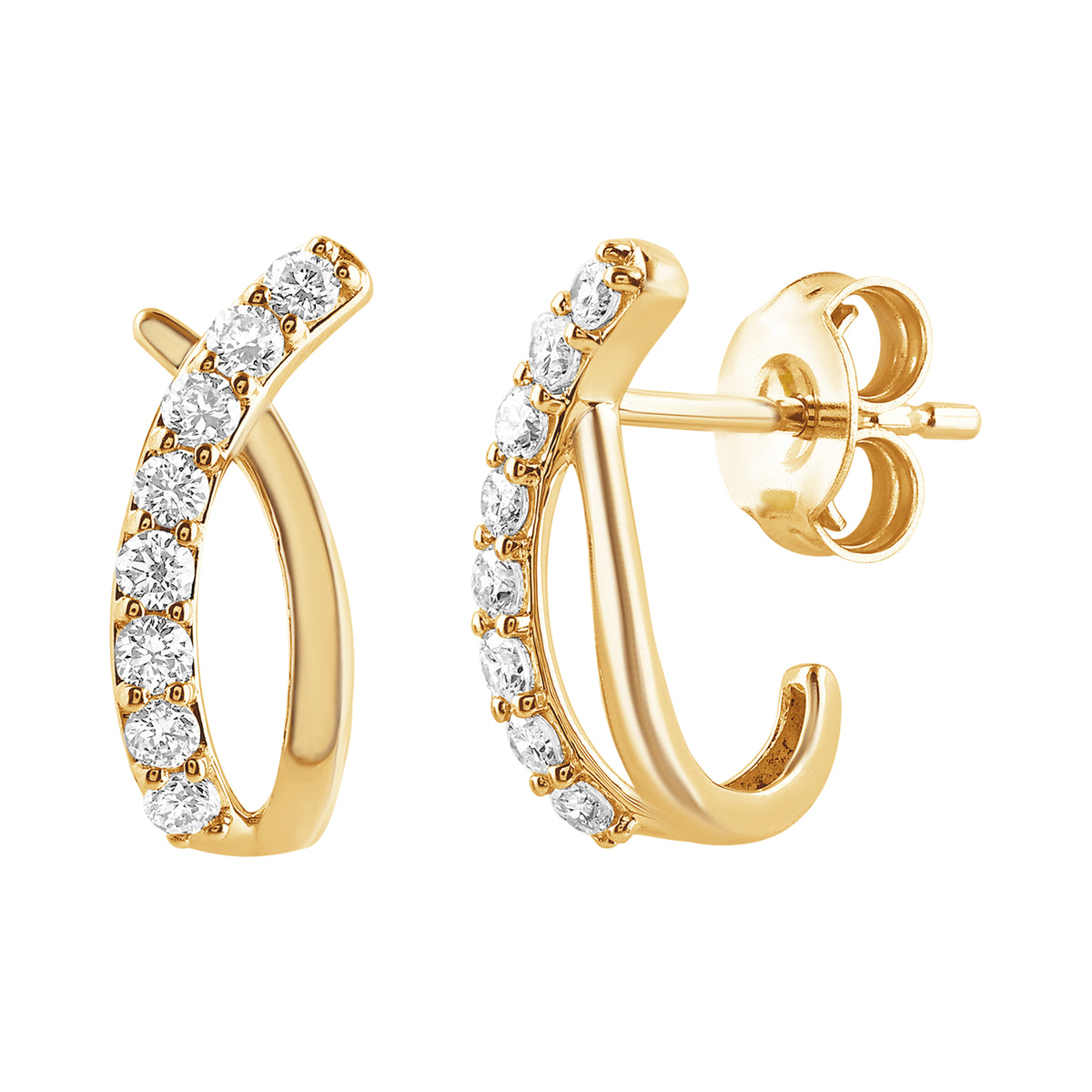 9ct Gold 0.33ct TDW Lab Grown Diamond Earrings