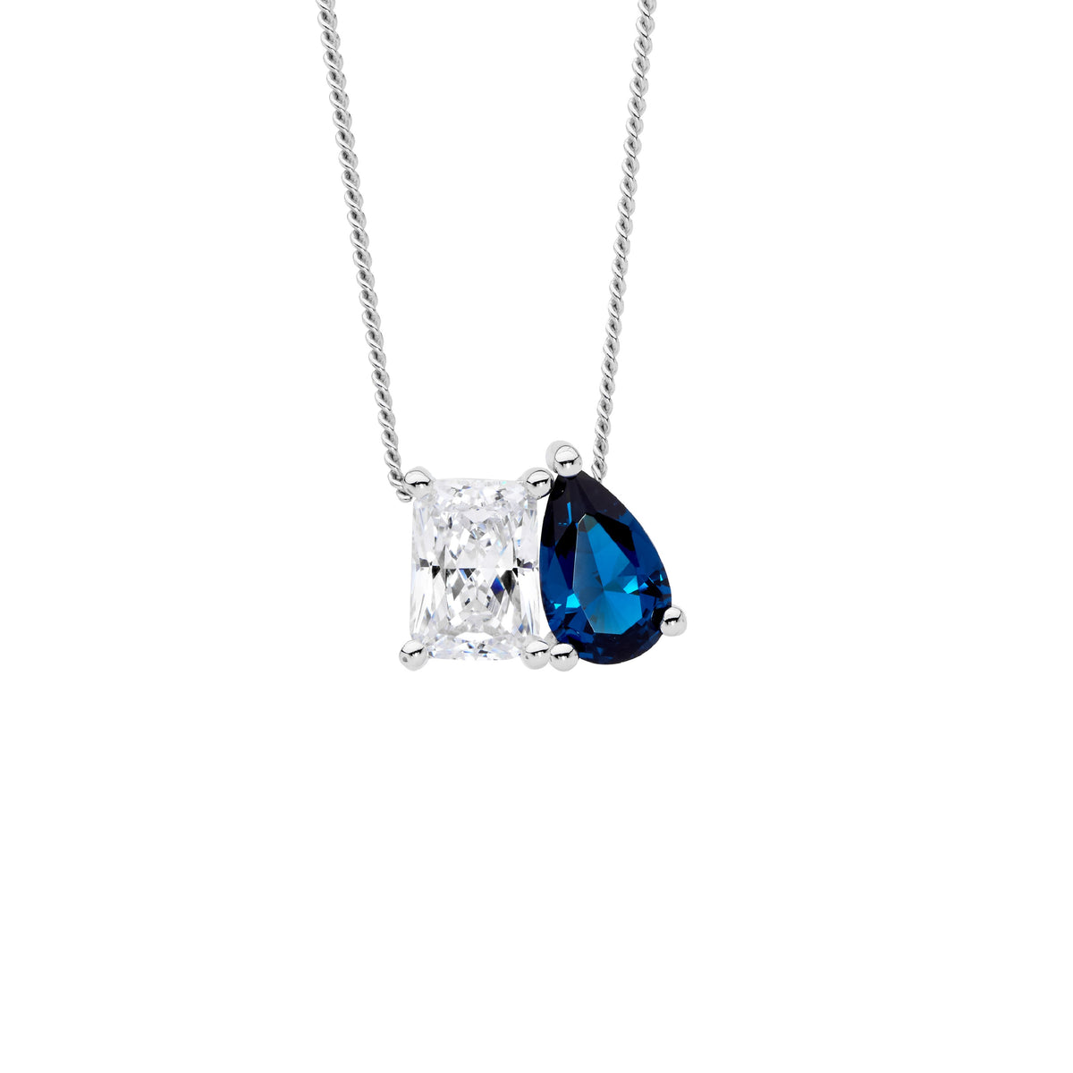 Sterling Silver Cubic Zirconia Pendant