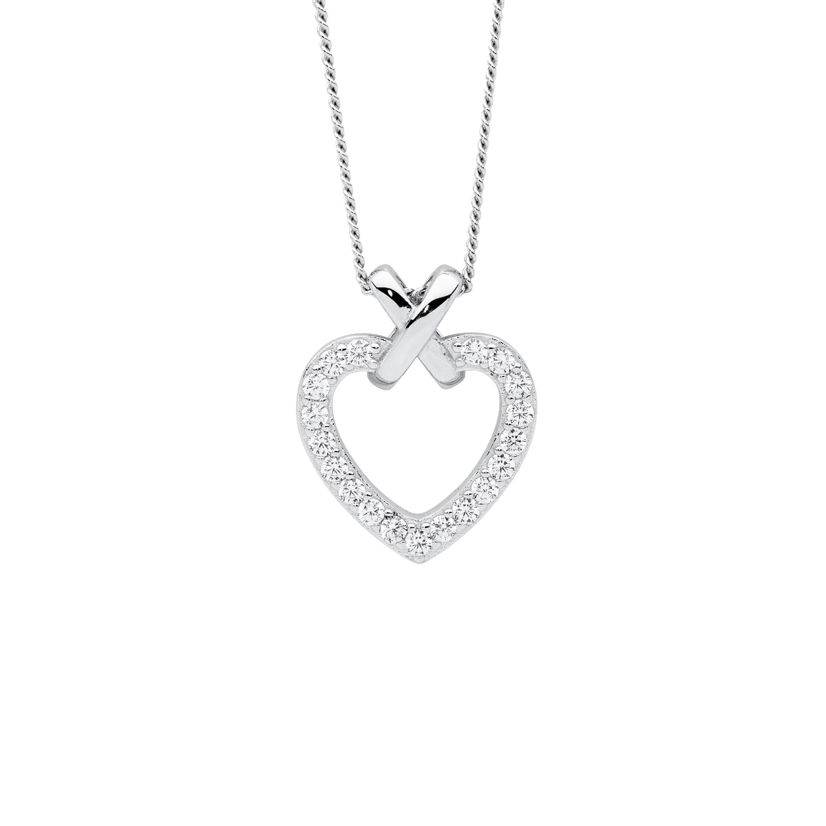 Sterling Silver Cubic Zirconia Pendant