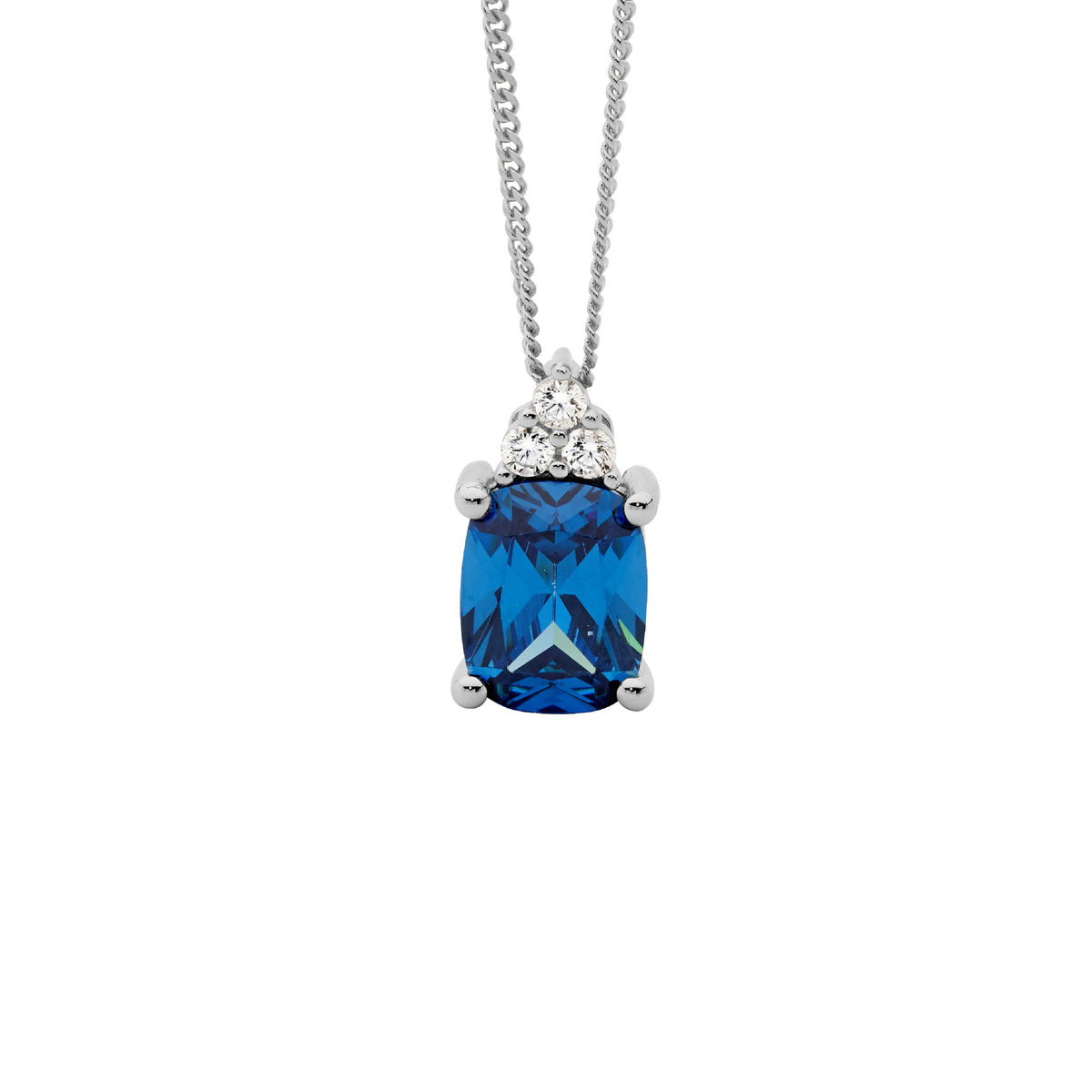 Sterling Silver Cubic Zirconia Pendant
